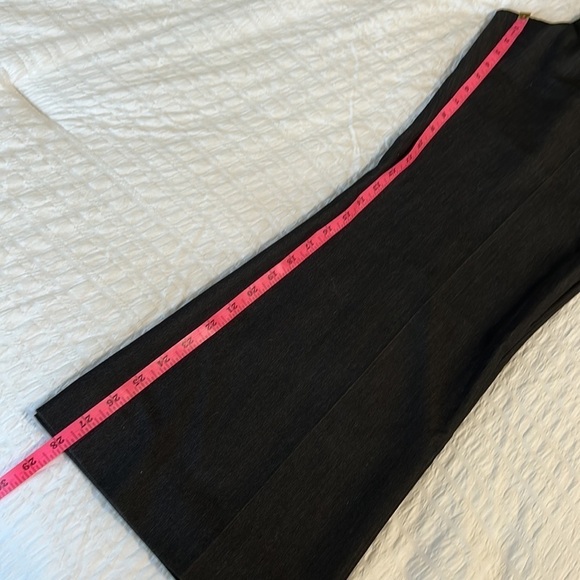 Tahari Womens Wide Leg High Waisted Trousers Charcoal Gray Career Pants Size 10 - Picture 11 of 15